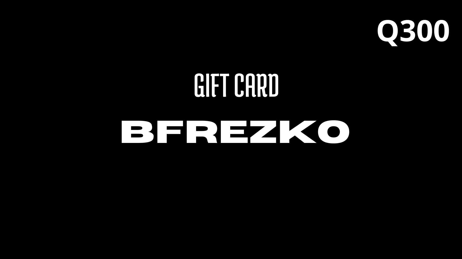 GIFT CARD