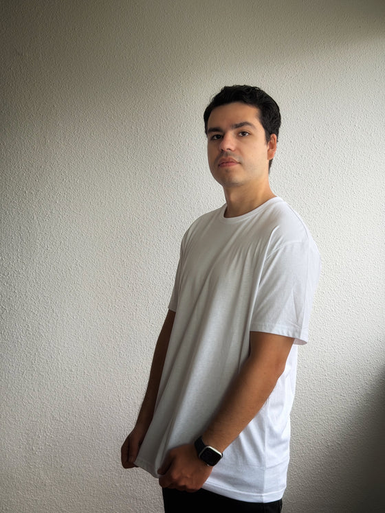 PLAYERA MANGA CORTA RELAXED FIT ¨WHITE¨