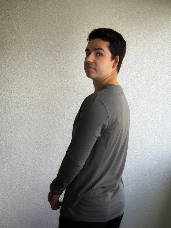 PLAYERA MANGA LARGA  ORIGINALS BFREZKO "GREY"