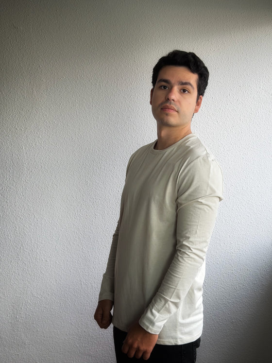 PLAYERA MANGA LARGA  ORIGINALS BFREZKO "BEIGE"